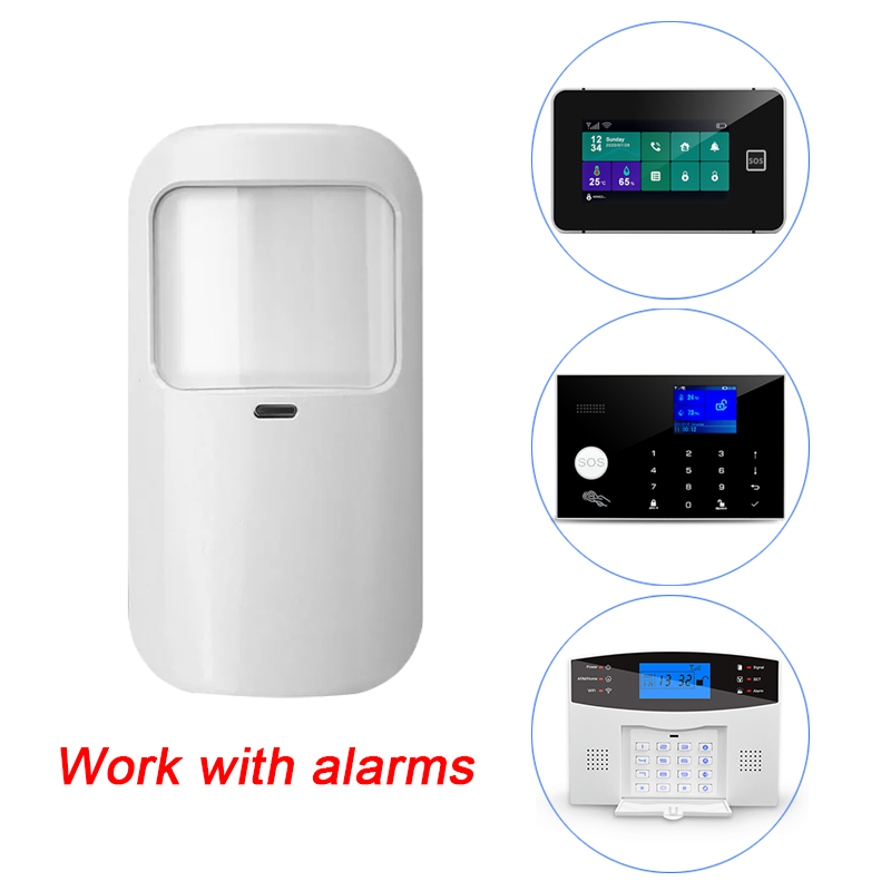 Sim Gsm Alarm - Sensor infravermelho sem fio 433mhz, detector