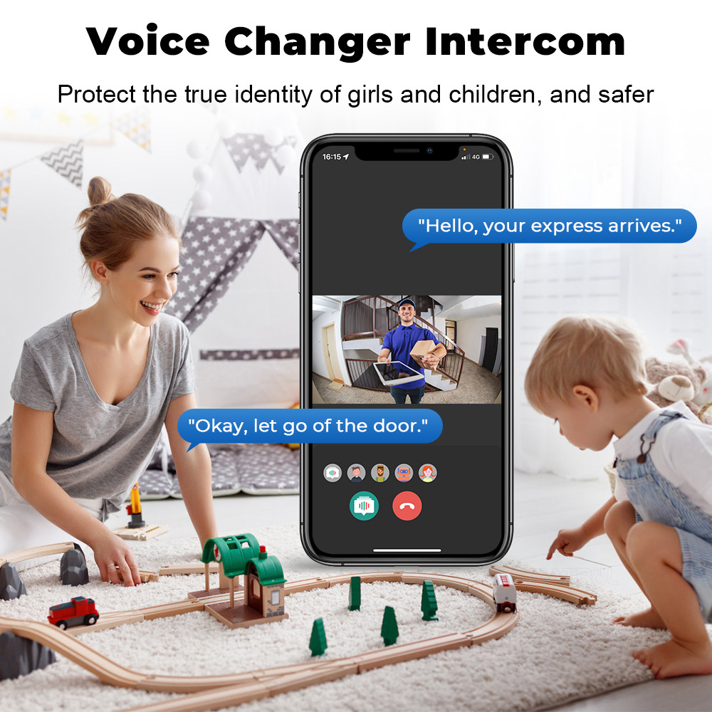 Tuya wi fi vídeo campainha sem - Home Security Front Door Camera avaliação e preço